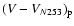 $(V - V_{N253})_{\rm p}$