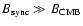 $B_{\rm sync} \gg B_{\rm CMB}$