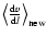 ${\left\langle \frac{{\rm d}v}{{\rm d}l} \right\rangle}_{\rm new}$