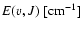 $E({v},J)~\rm [cm^{-1}]$