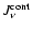 $J_{\nu}^{\rm cont}$