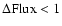 $\Delta{\rm Flux} <1$
