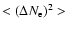 $<(\Delta {N_{\rm e}})^2>$