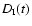 $D_{\rm I}(t)$