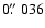 $0\hbox{$.\!\!^{\prime\prime}$ }036$