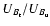 $U_{B_{\rm t}}/U_{B_{\rm u}}$