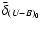 $\bar{\delta}_{(U-B)_{0}}$