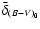 $\bar{\delta}_{(B-V)_{0}}$