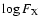 $\log{F_{\rm {X}}}$