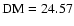 ${\rm DM}=24.57$
