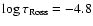 $\log \tau_{\rm Ross}=-4.8$
