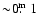 $\sim\!0\hbox{$.\!\!^{\rm m}$ }1$