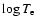$\log T_{\rm e}$