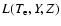 $L(T_{\rm e},Y,Z)$