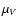 $\mu_{V}$