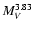 $M_{V}^{\rm 3.83}$
