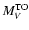 $M_{V}^{\rm TO}$