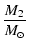 $\displaystyle \frac{M_2}{M_{\odot}}$
