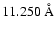 $11.250~{\rm\AA}$