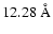 $12.28~{\rm\AA}$