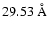 $29.53~{\rm\AA}$