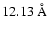 $12.13~{\rm\AA}$