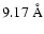 $9.17~{\rm\AA}$