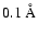 $0.1~{\rm\AA}$