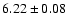 $6.22\pm0.08$