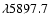 $\lambda 5897.7$