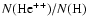 $N({\rm He^{++}})/N({\rm H})$