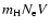 $m_{\rm H}{N_{\rm e} V}$