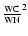 ${{\rm WC}\over {\rm WN}}^{2}$