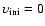 $\upsilon_{\rm ini}=0$