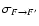 $\sigma_{F\rightarrow F'}$
