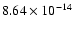 $8.64\times 10^{-14}$