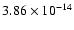 $3.86\times 10^{-14}$