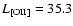 $L_{[{\rm OII}]}=35.3$