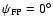 $\psi _{{\rm FP}}=0^{\circ }$