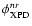 $\phi_{{\rm XPD}}^{nr}$