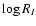 $\log R_I$