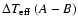 $\Delta T_{{\rm eff}}~(A-B)$