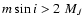 $m \sin i > 2~M_{J}$