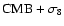 ${\rm CMB} + \sigma_8$
