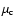 $\mu_{\rm c}$