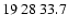 $19\>28\>33.7$