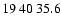 $19\>40\>35.6$