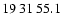 $19\>31\>55.1$