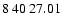 $8\>40\>27.01$