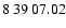 $8\>39\>07.02$